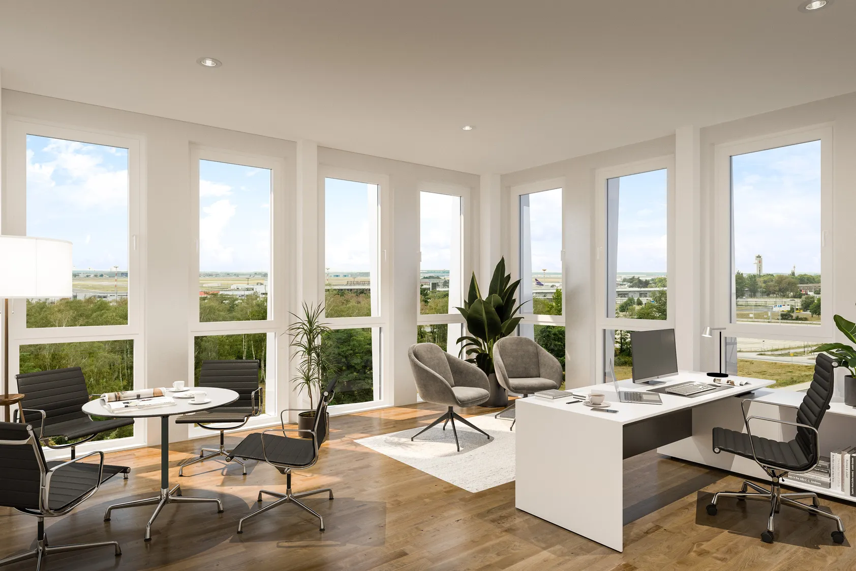 Eckbüro